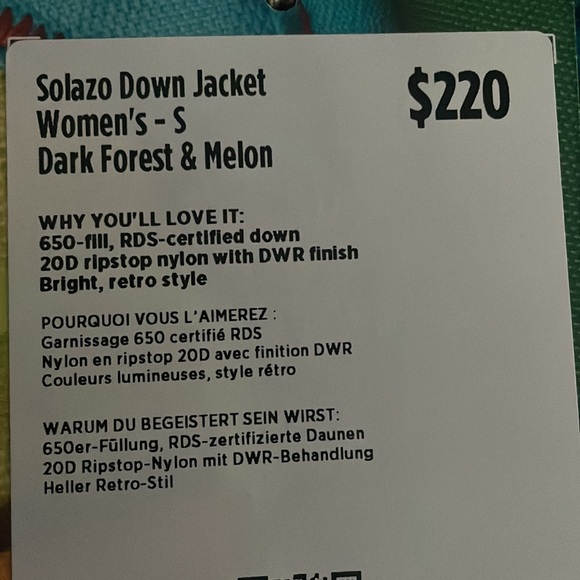 Cotopaxi puffer coat. Cozy, warm, down filled jacket. - Picture 4 of 4